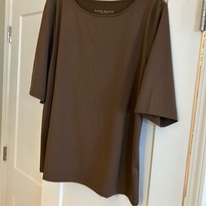 susan graber knit elbow sleeve top